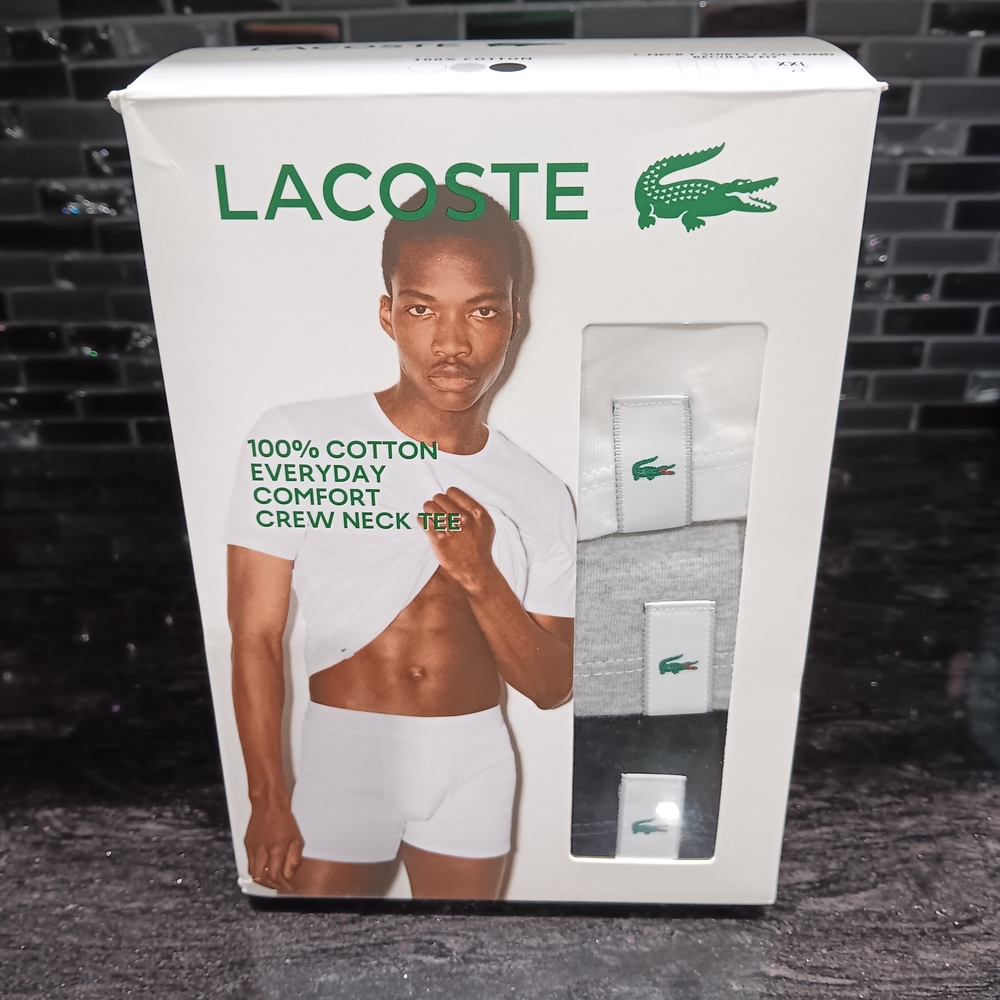 Lacoste Men's Crew Neck 3pc Set